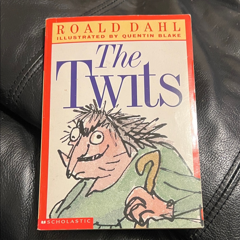 Scholastic The Twits by Roald Dahl - Red and Green Cover